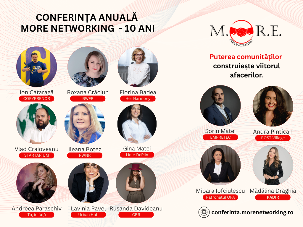 Conferinta Anuala MORE Networking   10 ani, 26 martie 2026